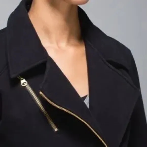 Lululemon Lab Shadow Moto Jacket black 8