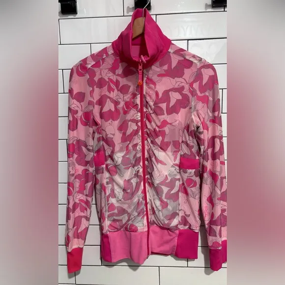 Lululemon Rare Raja reversible Jacket peony pink 8