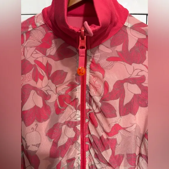 Lululemon Rare Raja reversible Jacket peony pink 8