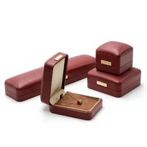 Luxury Jewelry Gift Box High quality PU Leather Jewelry Boxes for Ring Earrings Necklace Pendant Bracelet Box Jewelry Box