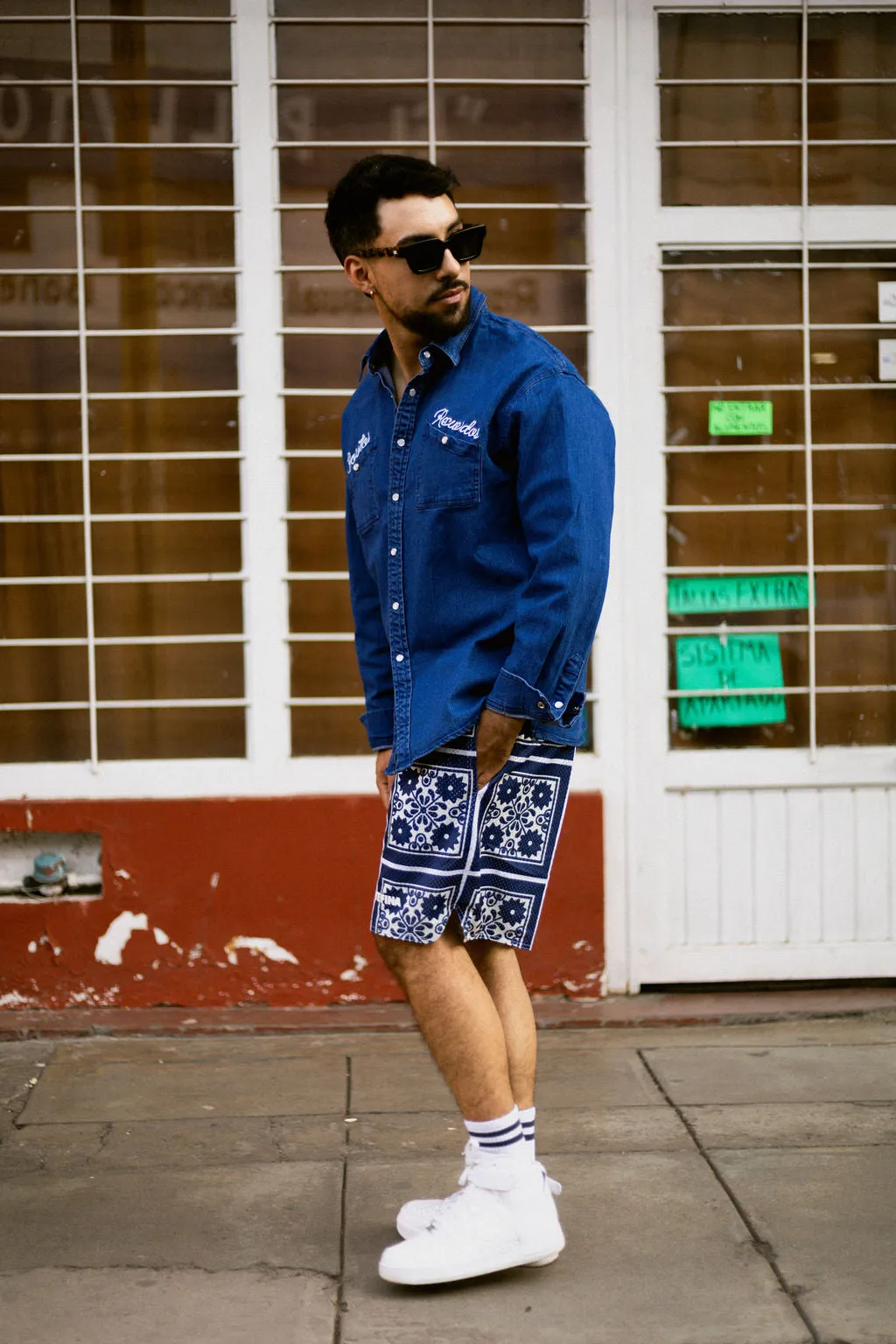 LUXURY MESH SHORTS- TALAVERA AZUL