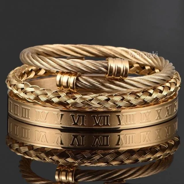 Luxury Unisex Stainless Steel Bracelet