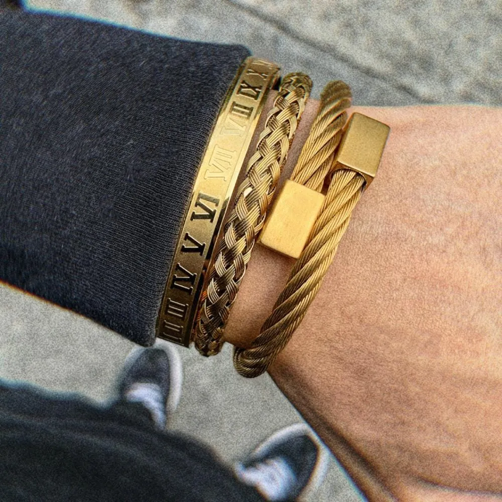 Luxury Unisex Stainless Steel Bracelet