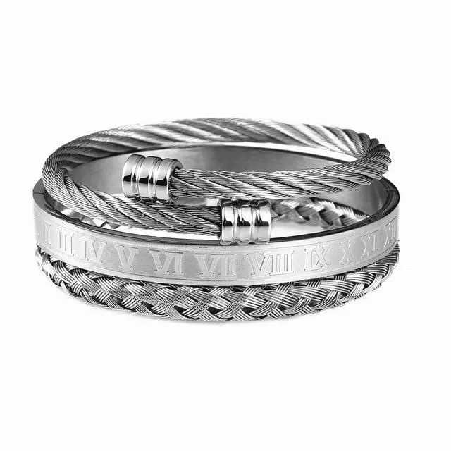 Luxury Unisex Stainless Steel Bracelet