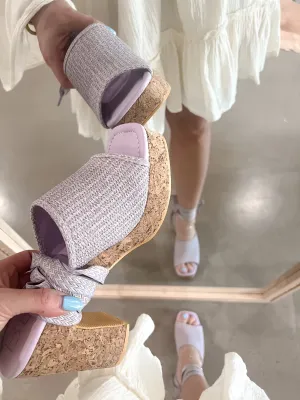 Magnolia Platform Sandal - Lavender