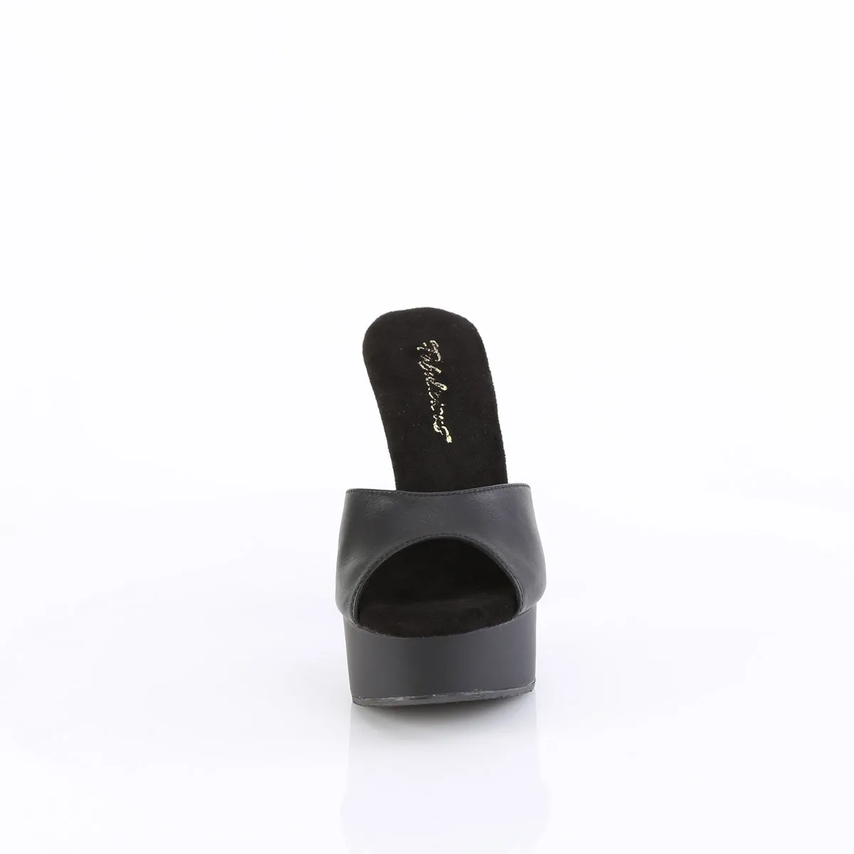 MARTINI-501  Black Faux Leather/Black Matte