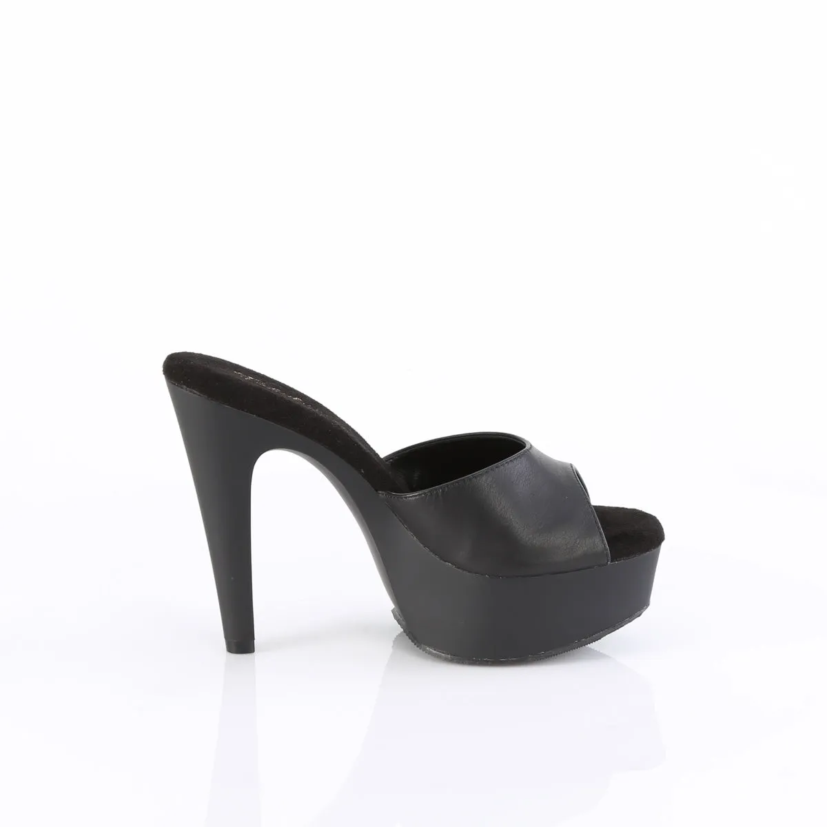 MARTINI-501  Black Faux Leather/Black Matte
