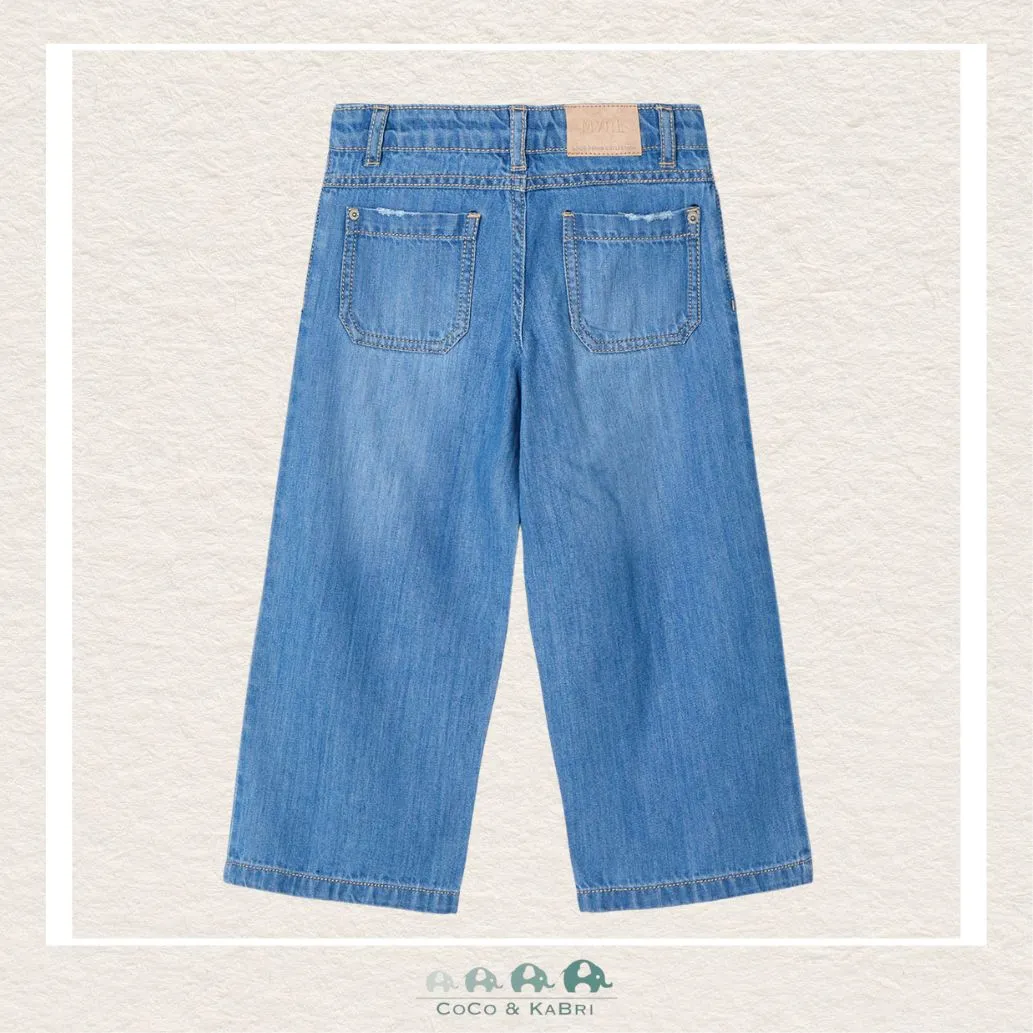 Mayoral Girls' Wide Leg Denim
