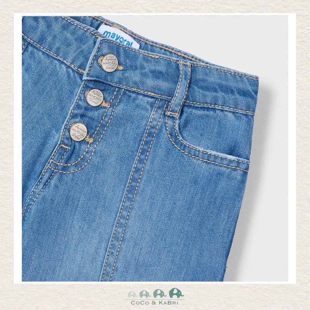 Mayoral Girls' Wide Leg Denim