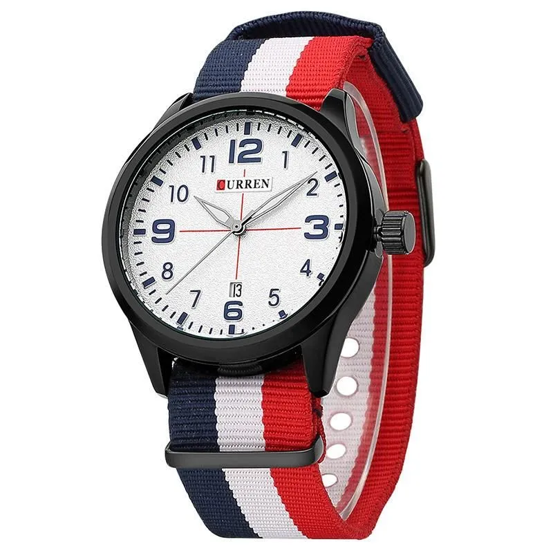 Men's Luxury Stripe Quartz Watch