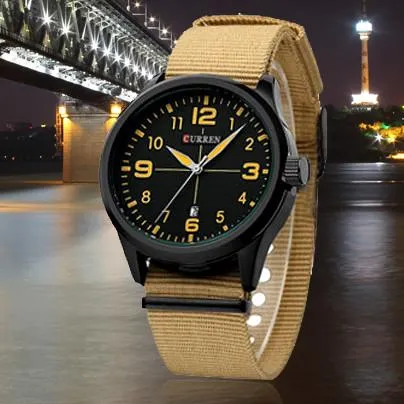 Men's Luxury Stripe Quartz Watch