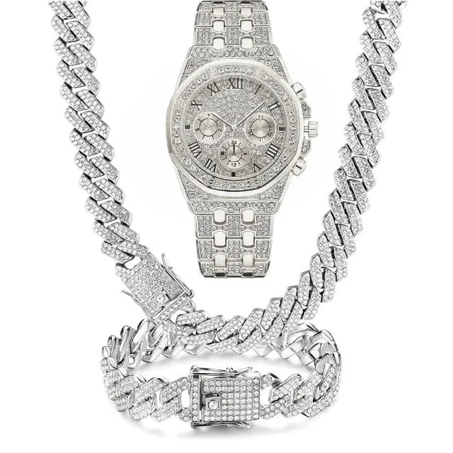 Men's luxury wrist watch