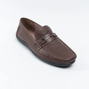 Mens Moccassine- Dark Brown