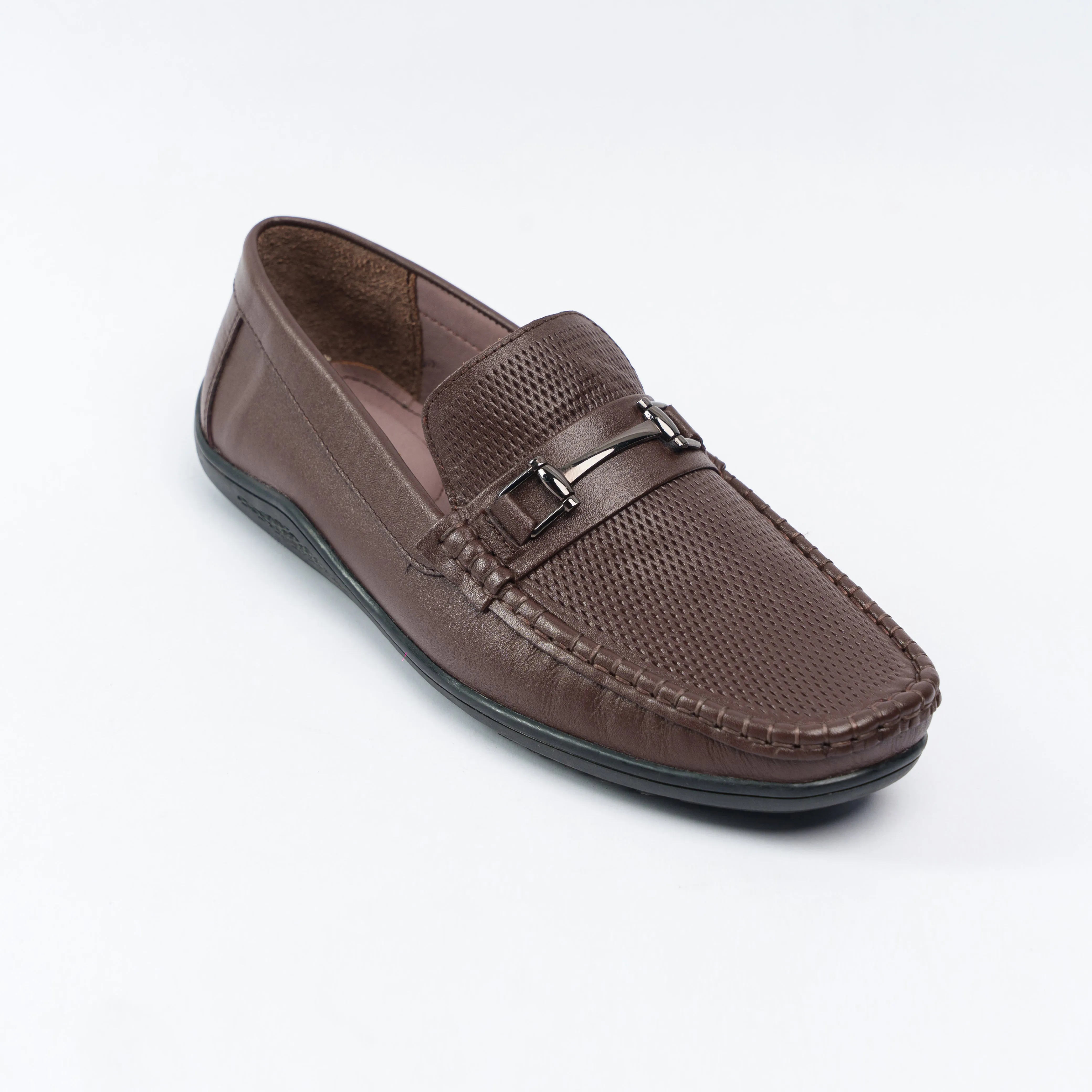 Mens Moccassine- Dark Brown
