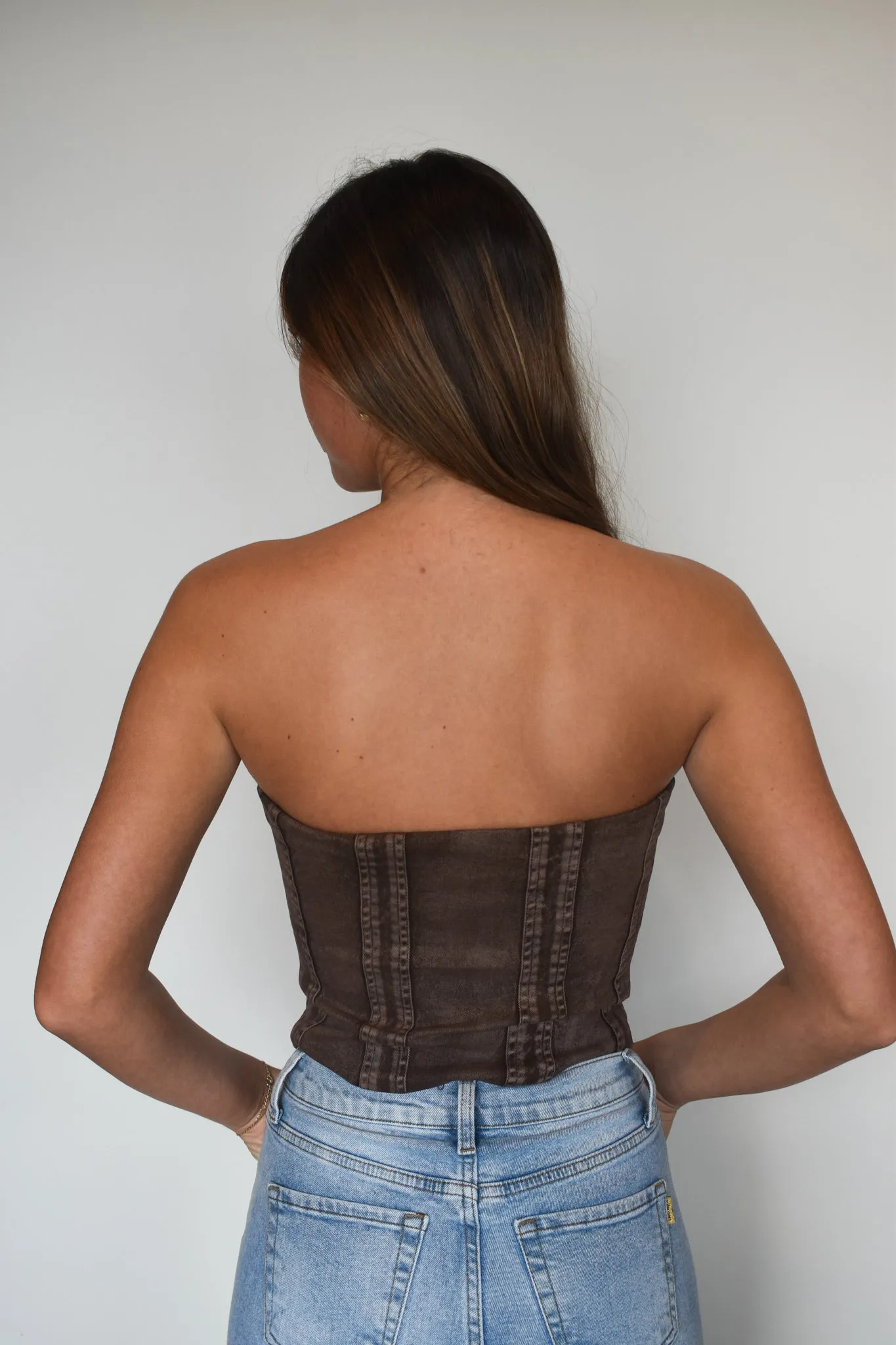Mocha Blossom Corset