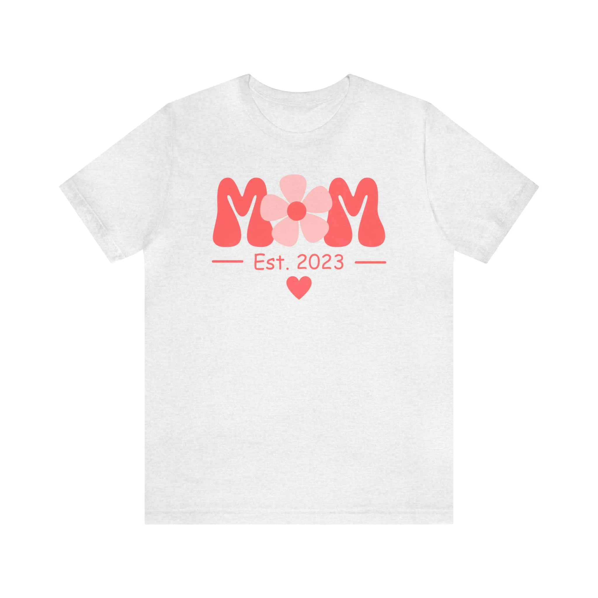 Mom Est. 2023 Mom to Be  T-Shirt | Expecting Baby Tee |  Bella Canvas 3001 Unisex |  Short Sleeve Tshirt