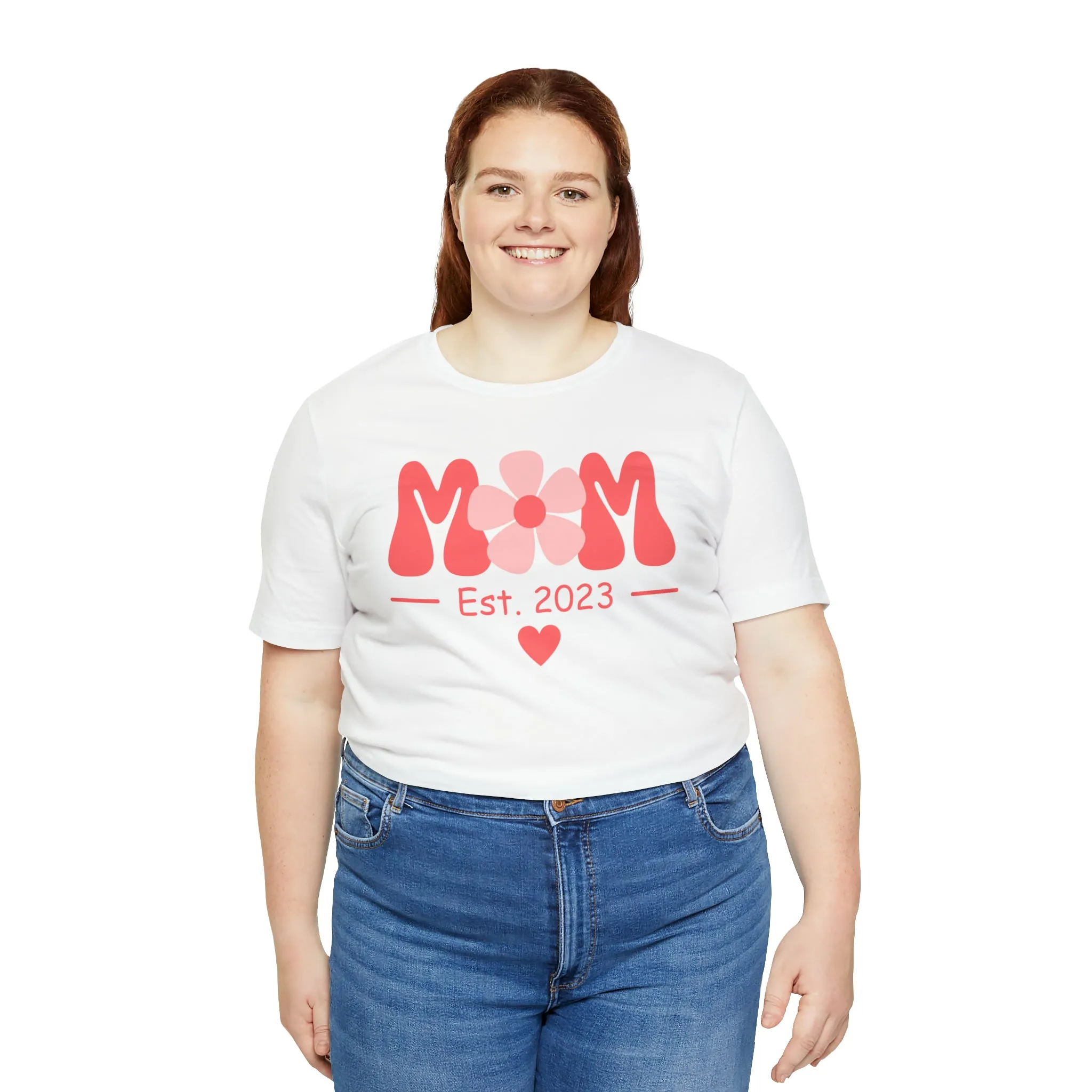 Mom Est. 2023 Mom to Be  T-Shirt | Expecting Baby Tee |  Bella Canvas 3001 Unisex |  Short Sleeve Tshirt
