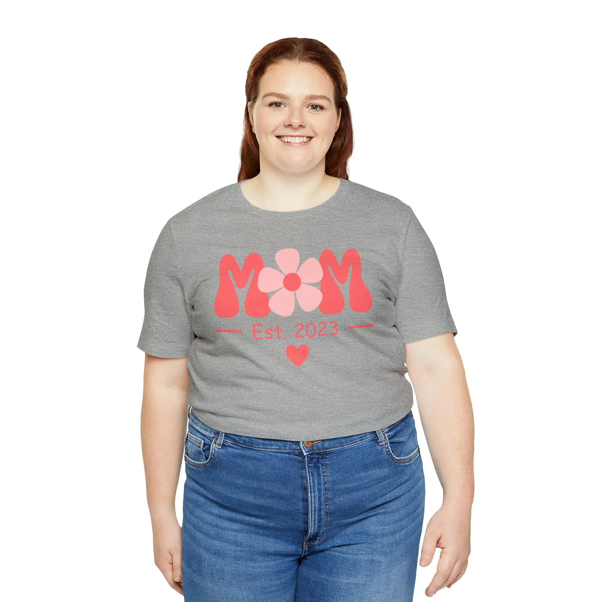Mom Est. 2023 Mom to Be  T-Shirt | Expecting Baby Tee |  Bella Canvas 3001 Unisex |  Short Sleeve Tshirt