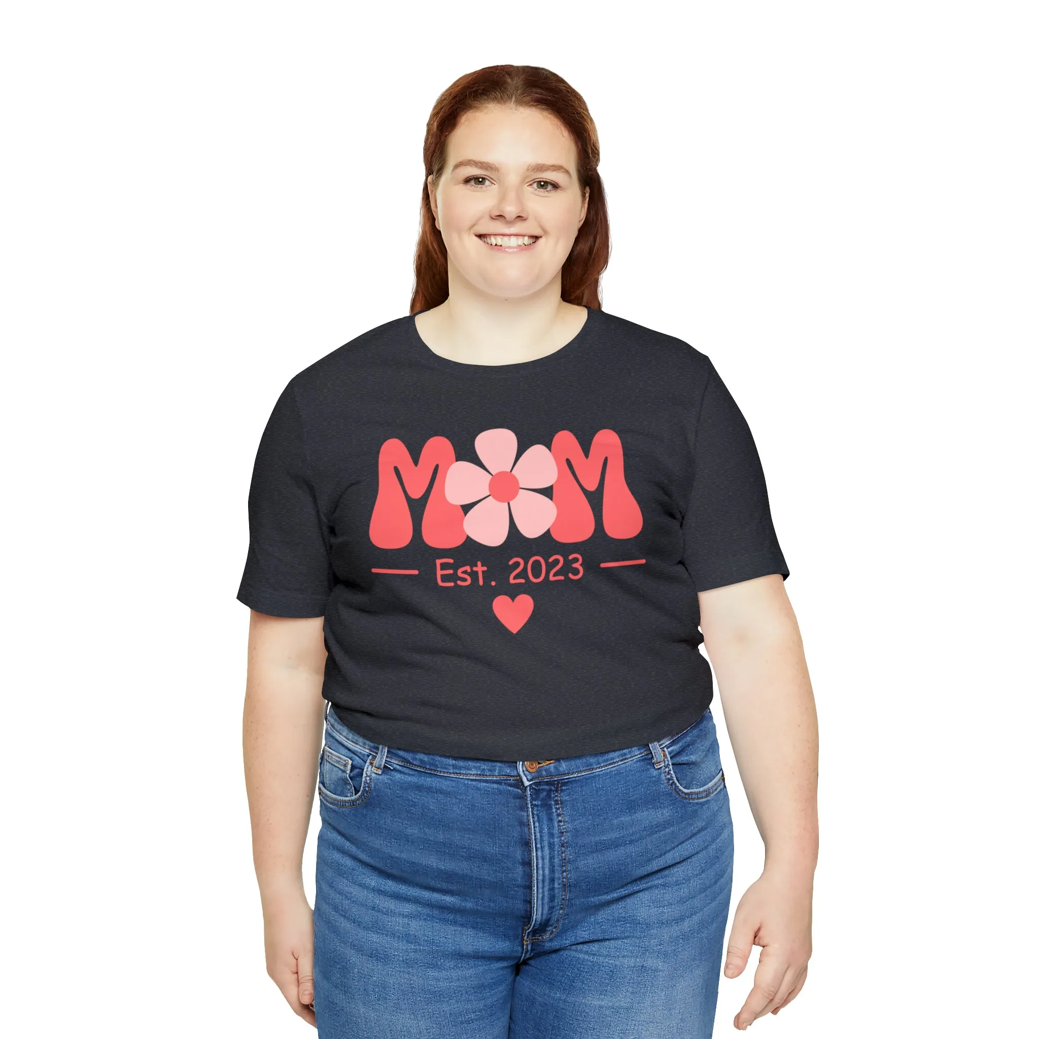 Mom Est. 2023 Mom to Be  T-Shirt | Expecting Baby Tee |  Bella Canvas 3001 Unisex |  Short Sleeve Tshirt