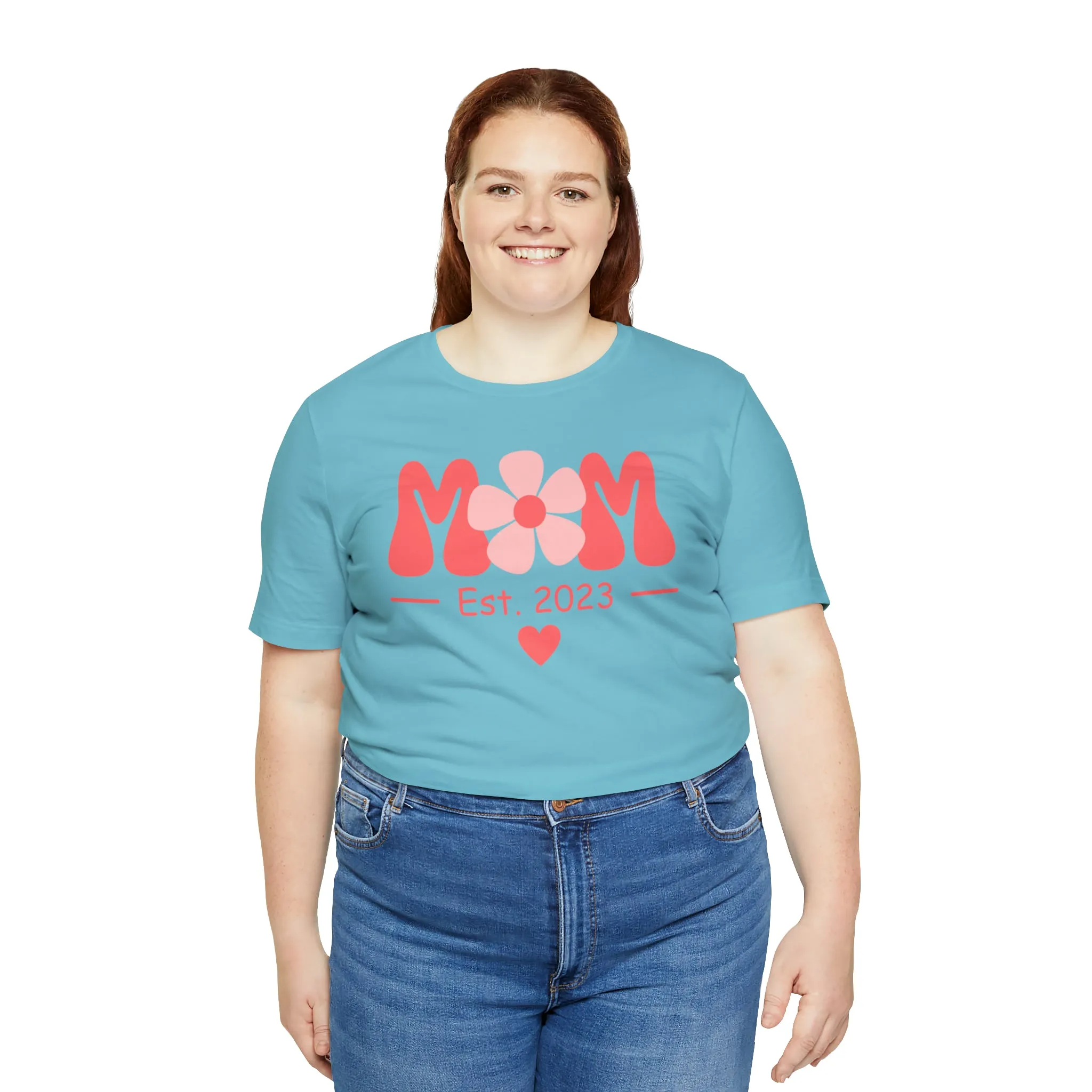 Mom Est. 2023 Mom to Be  T-Shirt | Expecting Baby Tee |  Bella Canvas 3001 Unisex |  Short Sleeve Tshirt