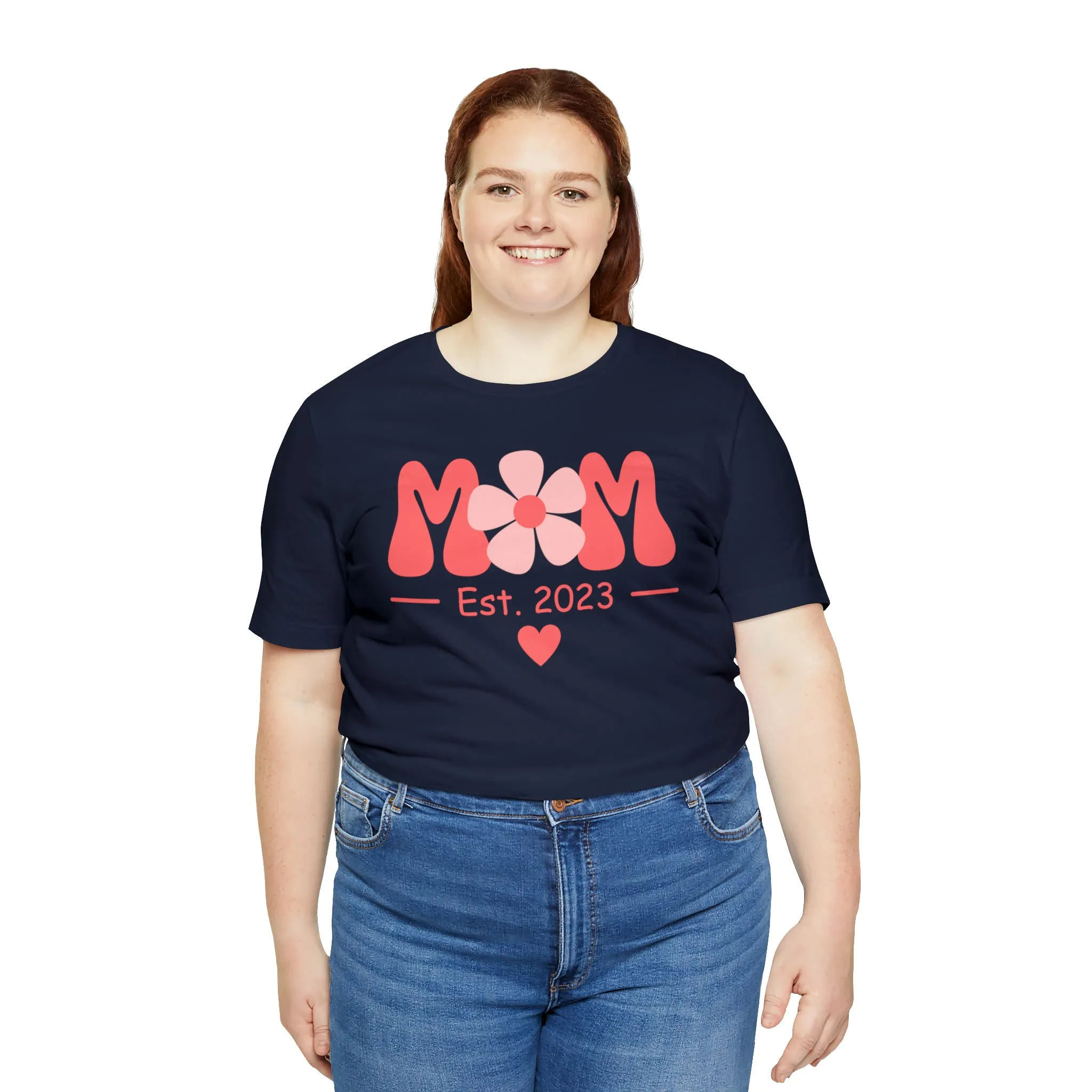 Mom Est. 2023 Mom to Be  T-Shirt | Expecting Baby Tee |  Bella Canvas 3001 Unisex |  Short Sleeve Tshirt