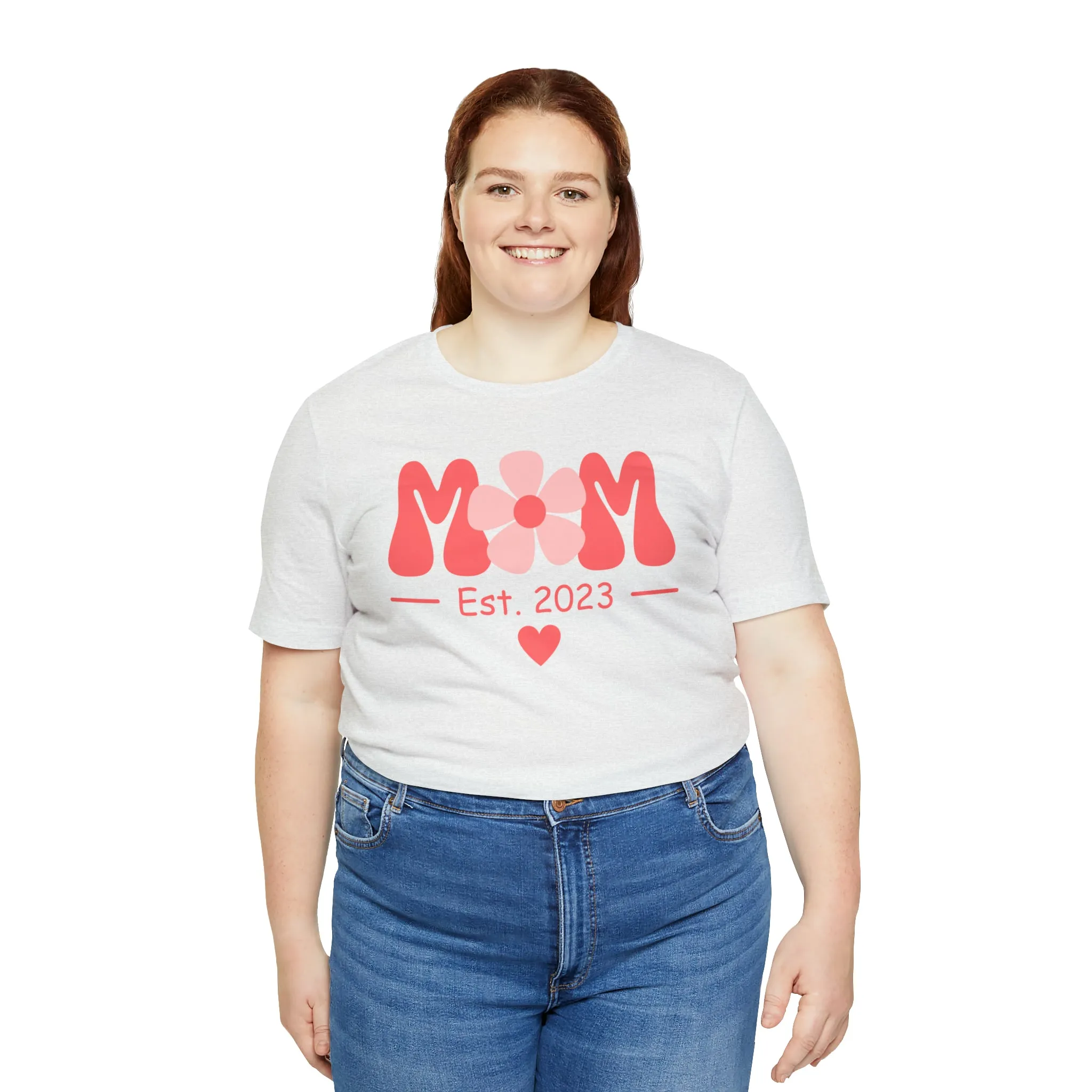 Mom Est. 2023 Mom to Be  T-Shirt | Expecting Baby Tee |  Bella Canvas 3001 Unisex |  Short Sleeve Tshirt