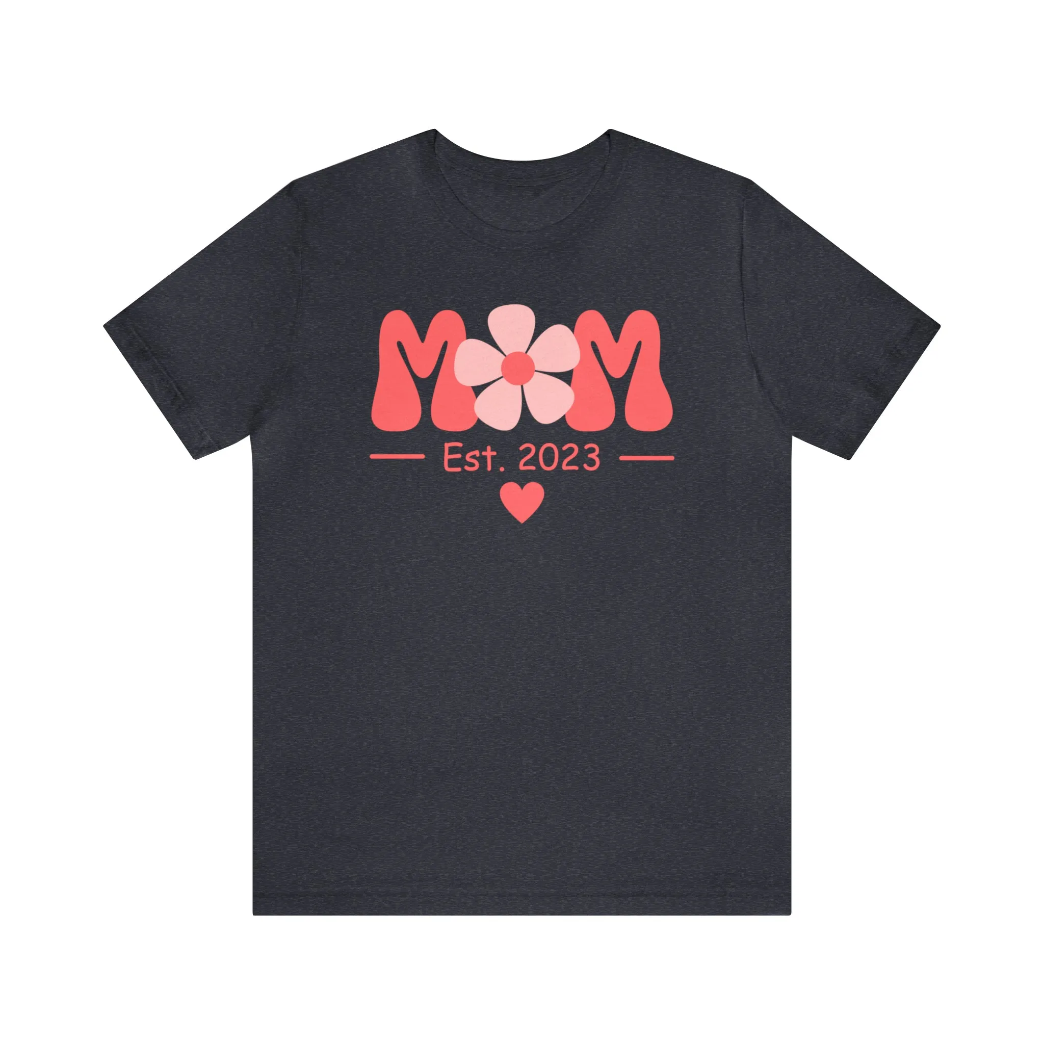Mom Est. 2023 Mom to Be  T-Shirt | Expecting Baby Tee |  Bella Canvas 3001 Unisex |  Short Sleeve Tshirt