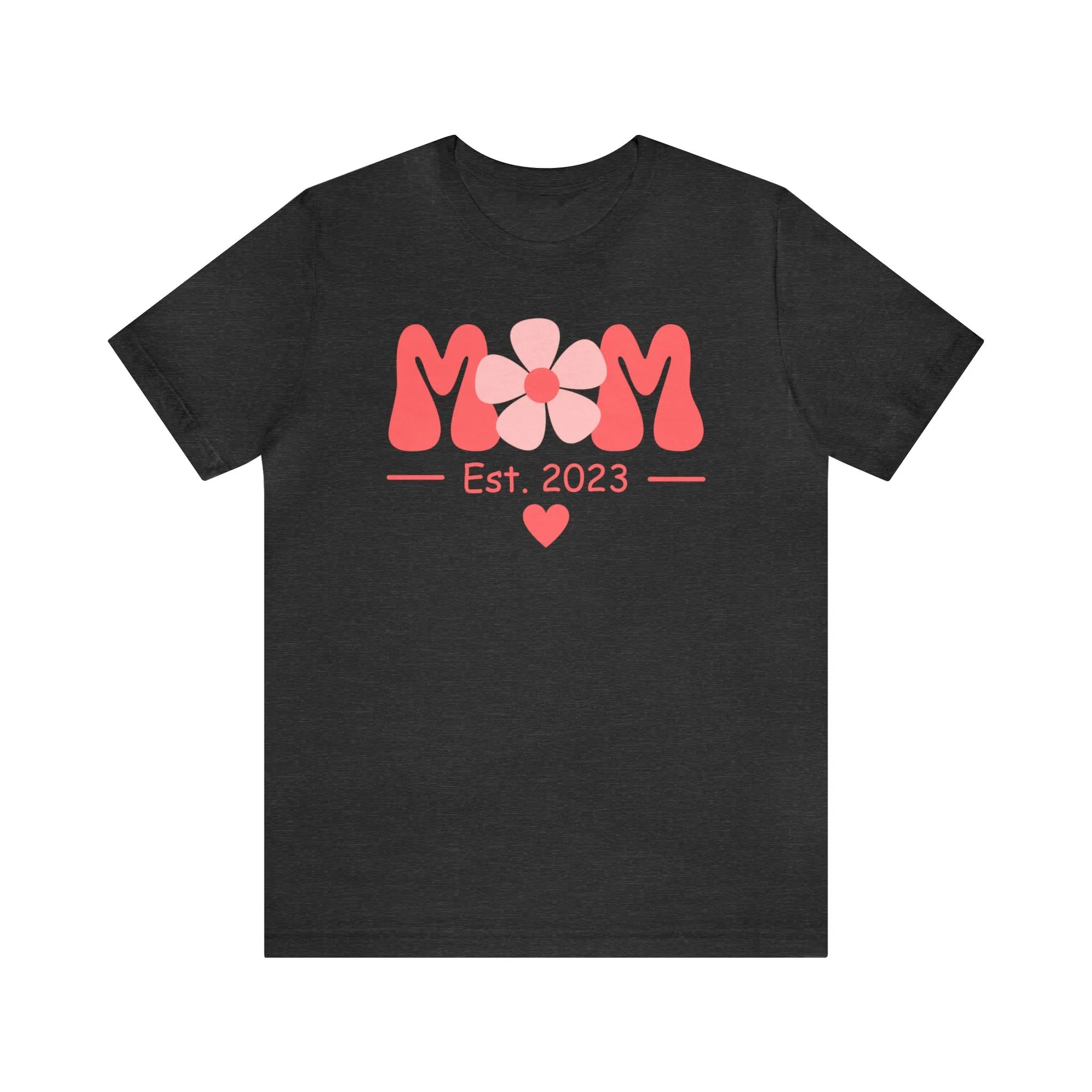 Mom Est. 2023 Mom to Be  T-Shirt | Expecting Baby Tee |  Bella Canvas 3001 Unisex |  Short Sleeve Tshirt