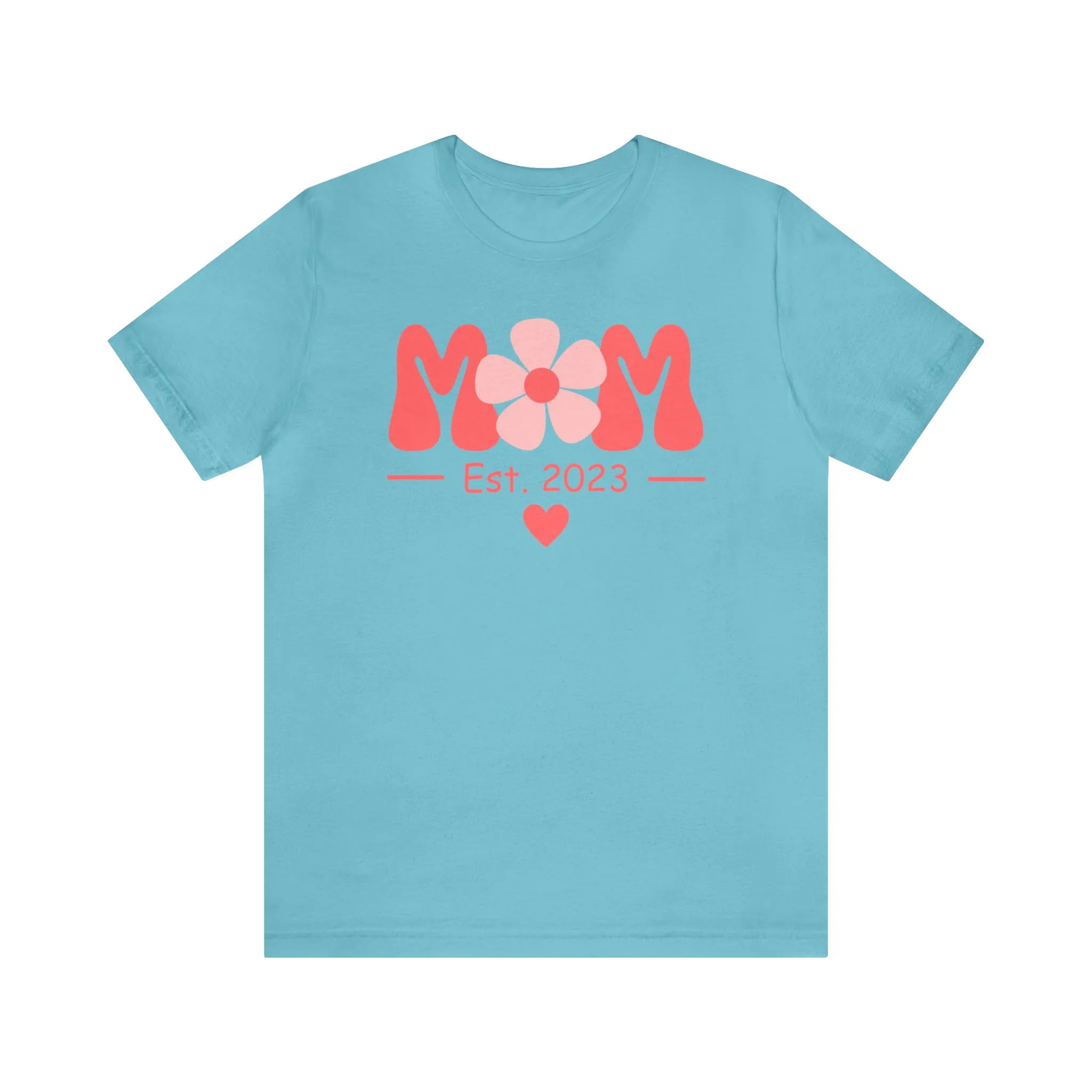 Mom Est. 2023 Mom to Be  T-Shirt | Expecting Baby Tee |  Bella Canvas 3001 Unisex |  Short Sleeve Tshirt