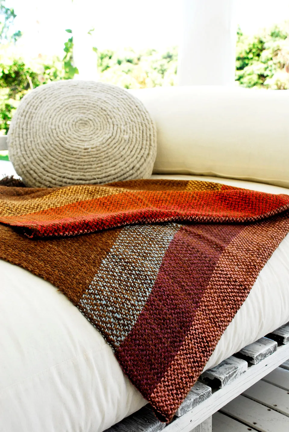 Multicolor Wool Throw Blanket