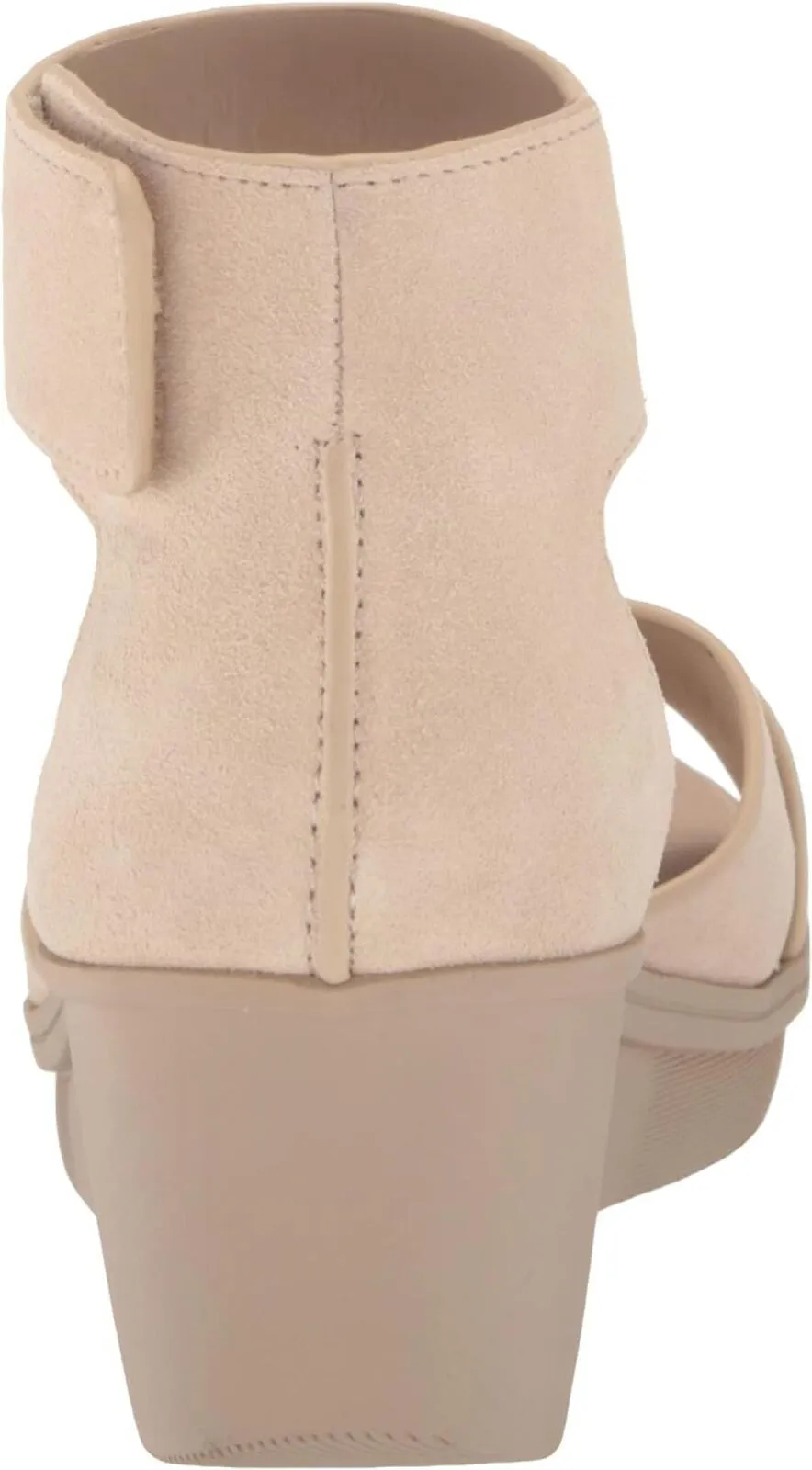 Naturalizer Women's Riviera Wedge Sandal H5170L7 Porcelain Brown 8.5M