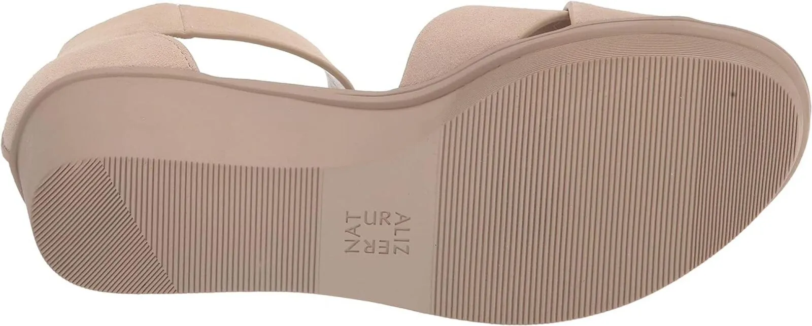 Naturalizer Women's Riviera Wedge Sandal H5170L7 Porcelain Brown 8.5M