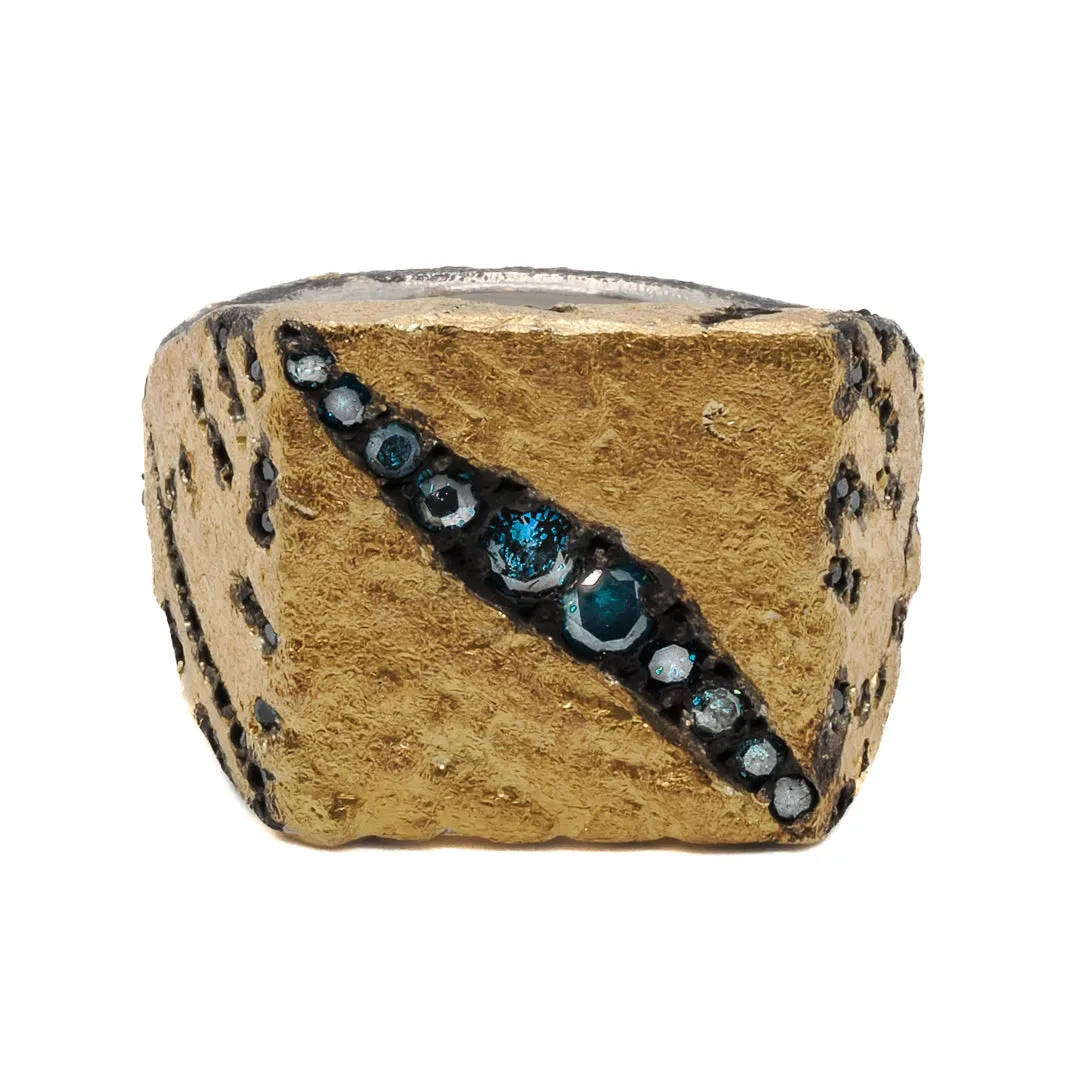 Nature Square Signet Ring