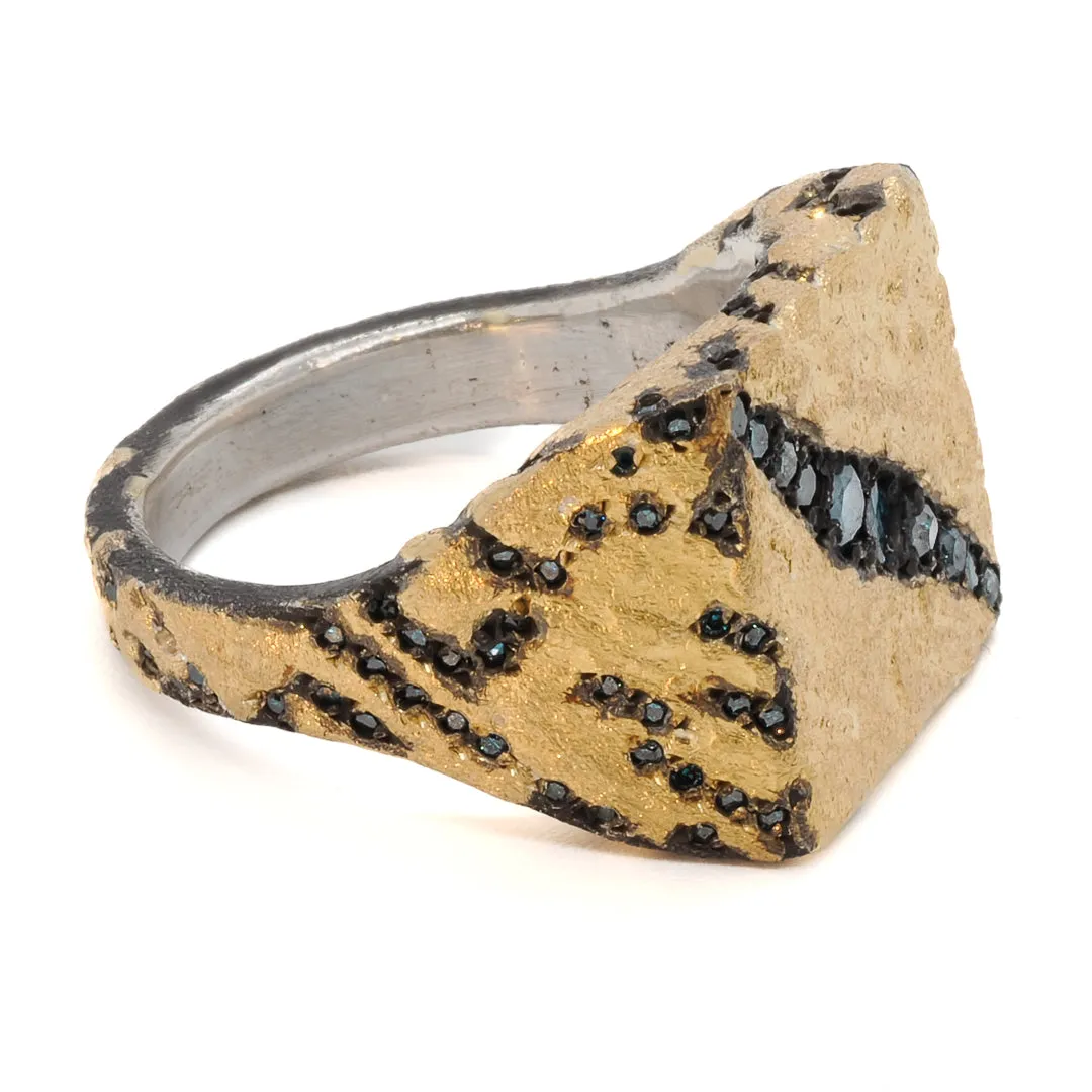 Nature Square Signet Ring