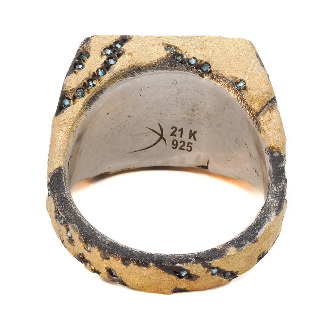 Nature Square Signet Ring