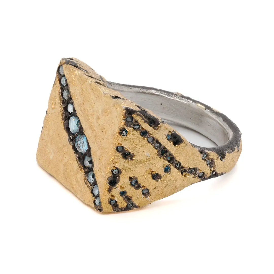 Nature Square Signet Ring