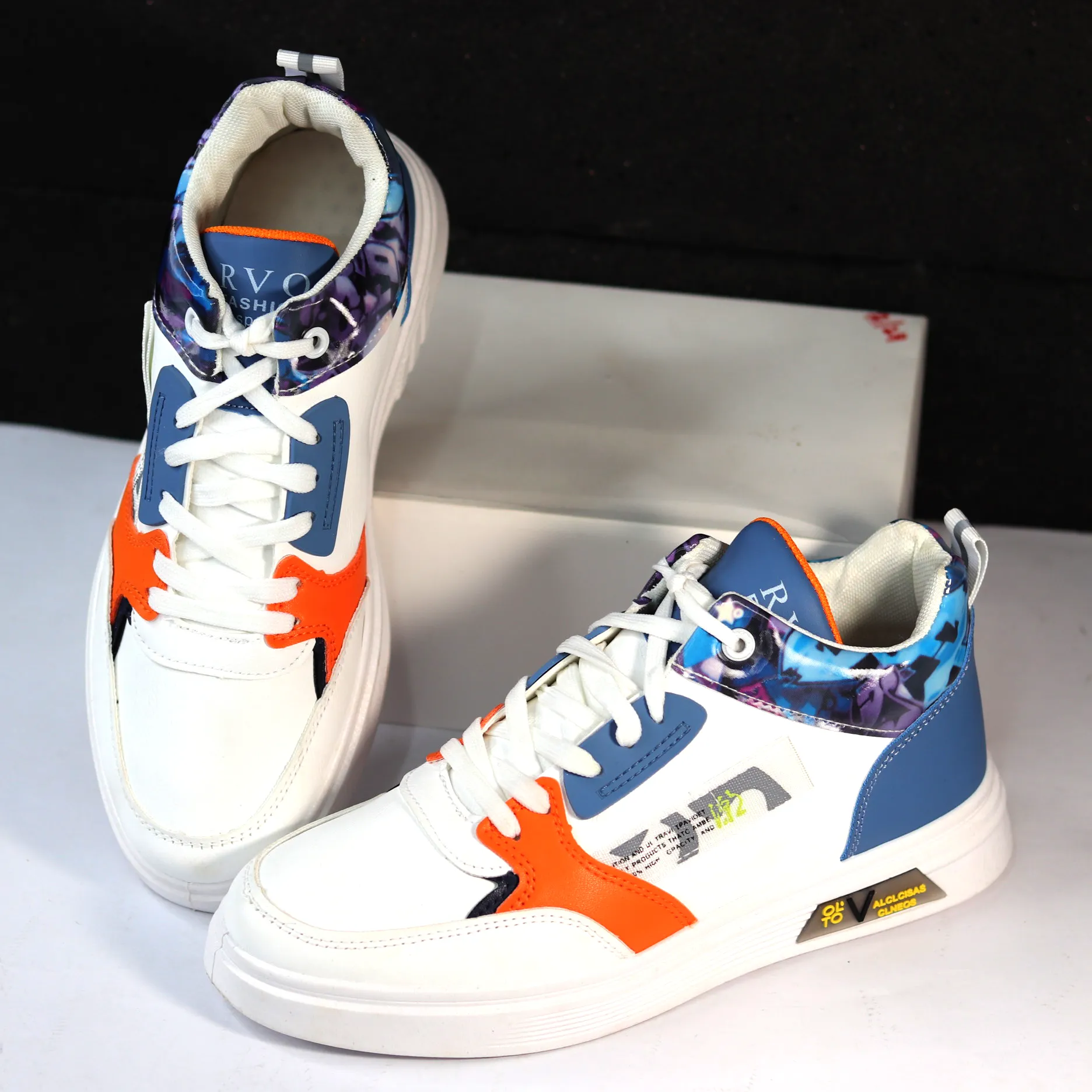 Nexus - Men's Trendy Low Top Street Style Skateboard Shoes