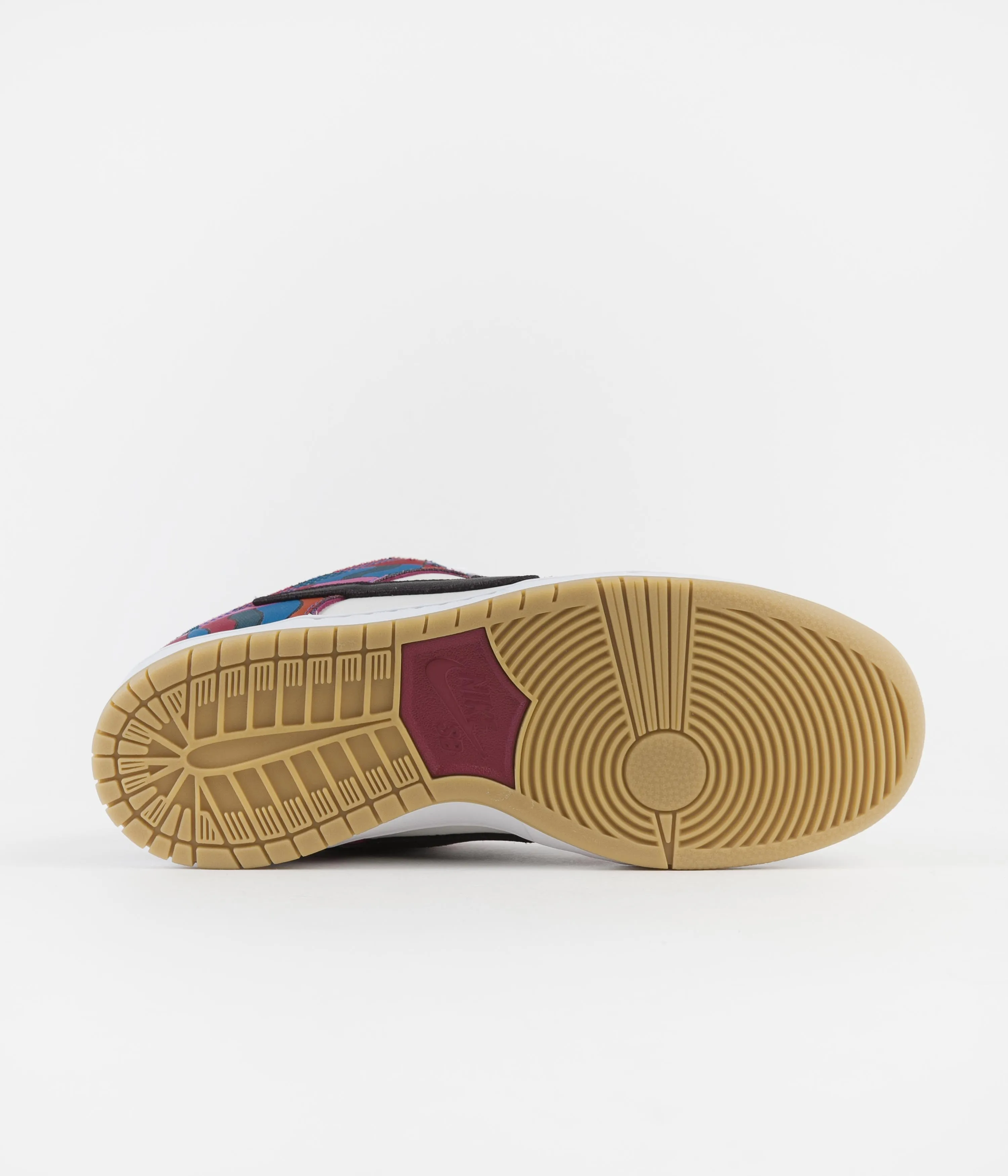Nike SB x Parra Dunk Low Pro Shoes - Fireberry / Black