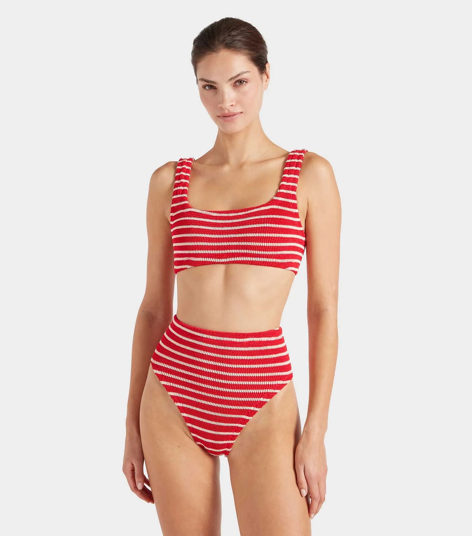 Patricia Bikini - Red/White Stripe