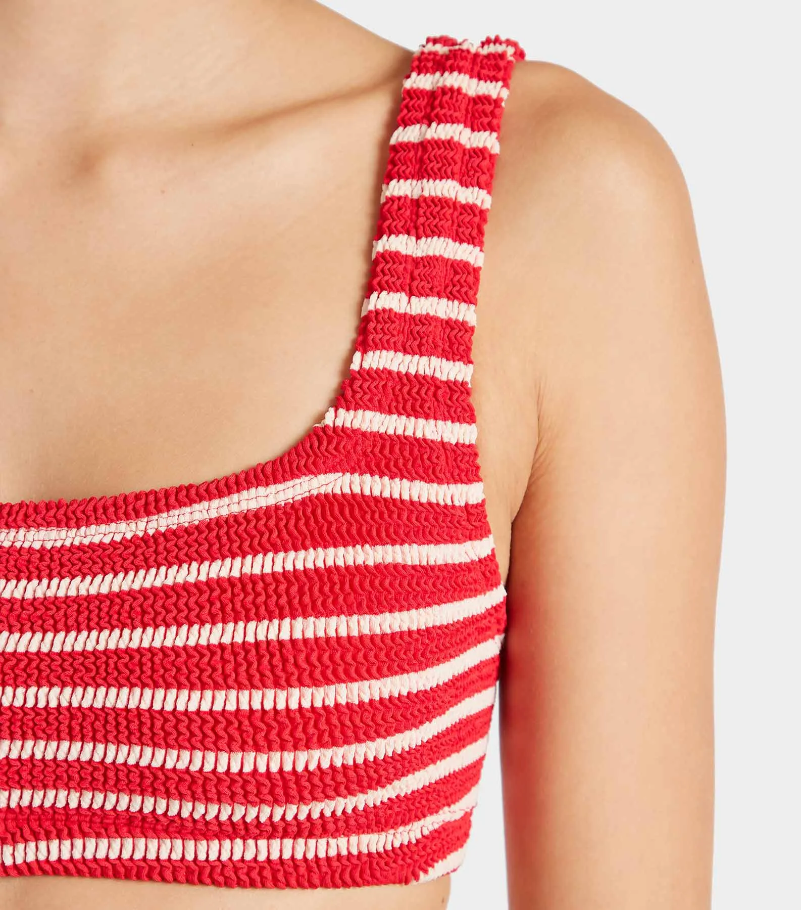 Patricia Bikini - Red/White Stripe