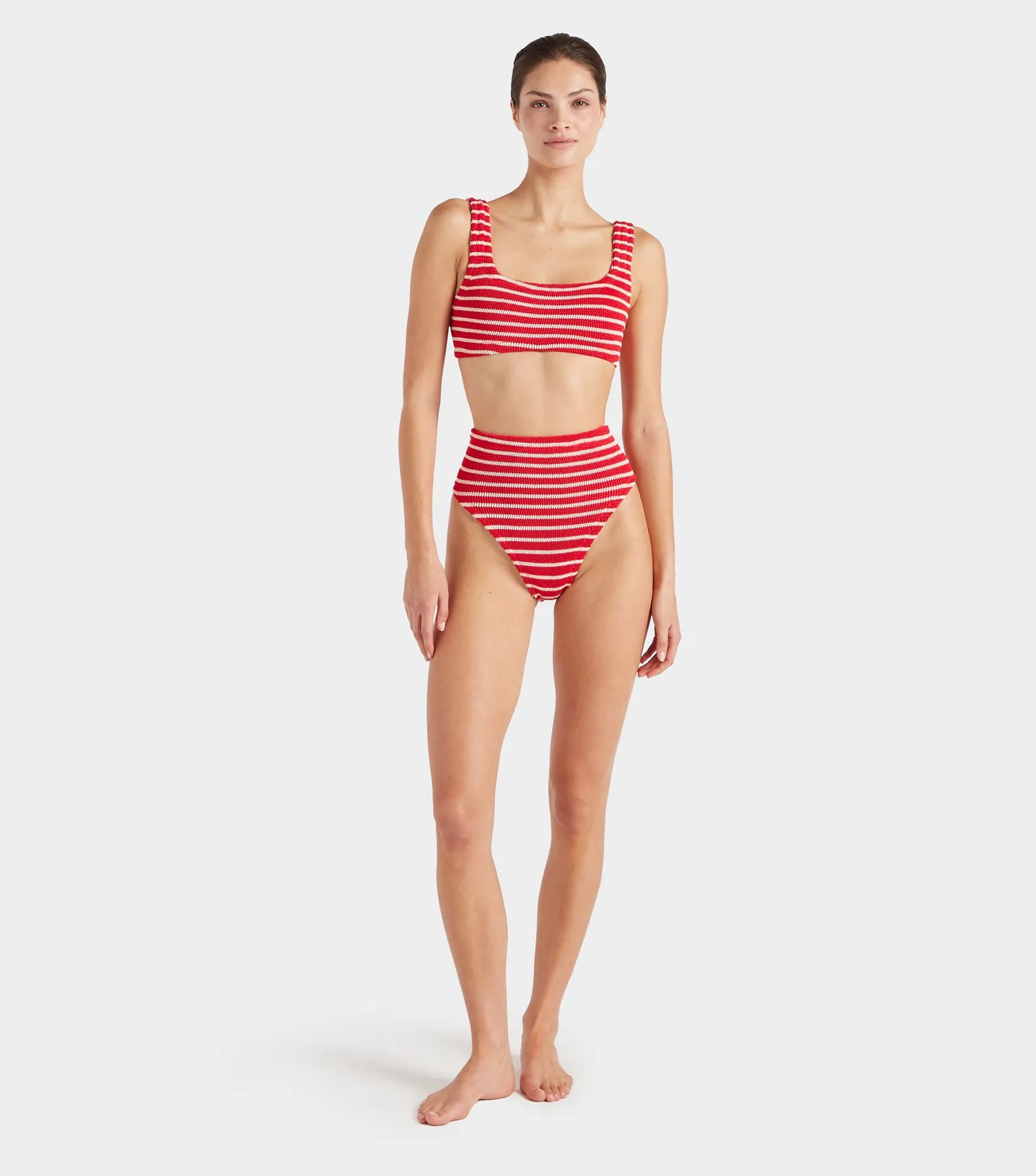 Patricia Bikini - Red/White Stripe