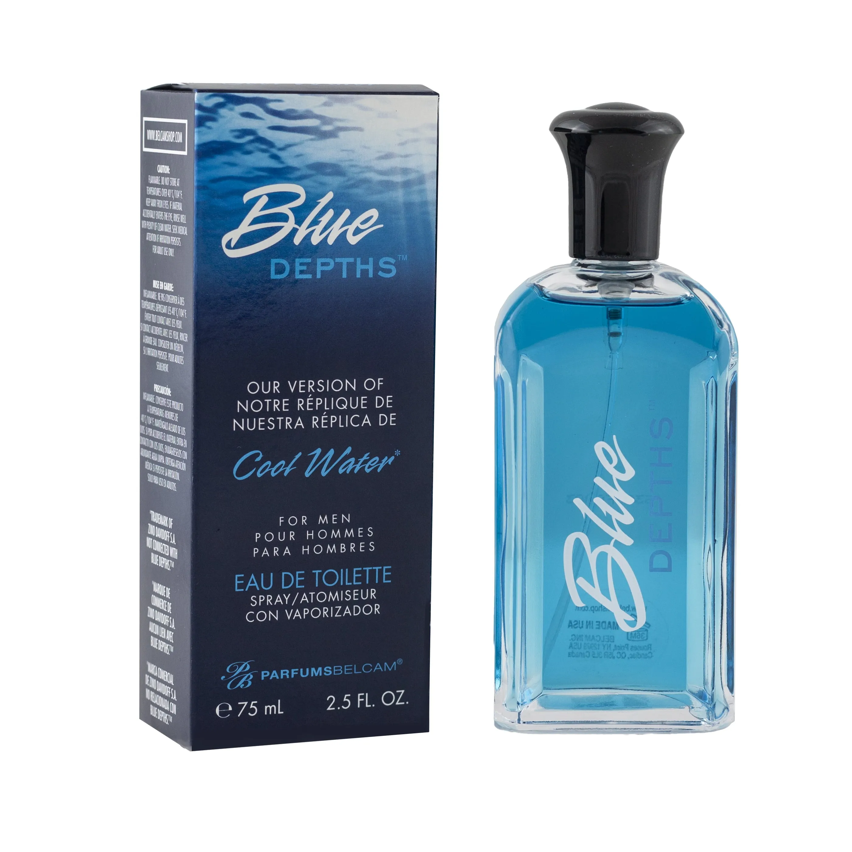 PB ParfumsBelcam Blue Depths Version of Cool Water* Eau De Toilette, Cologne