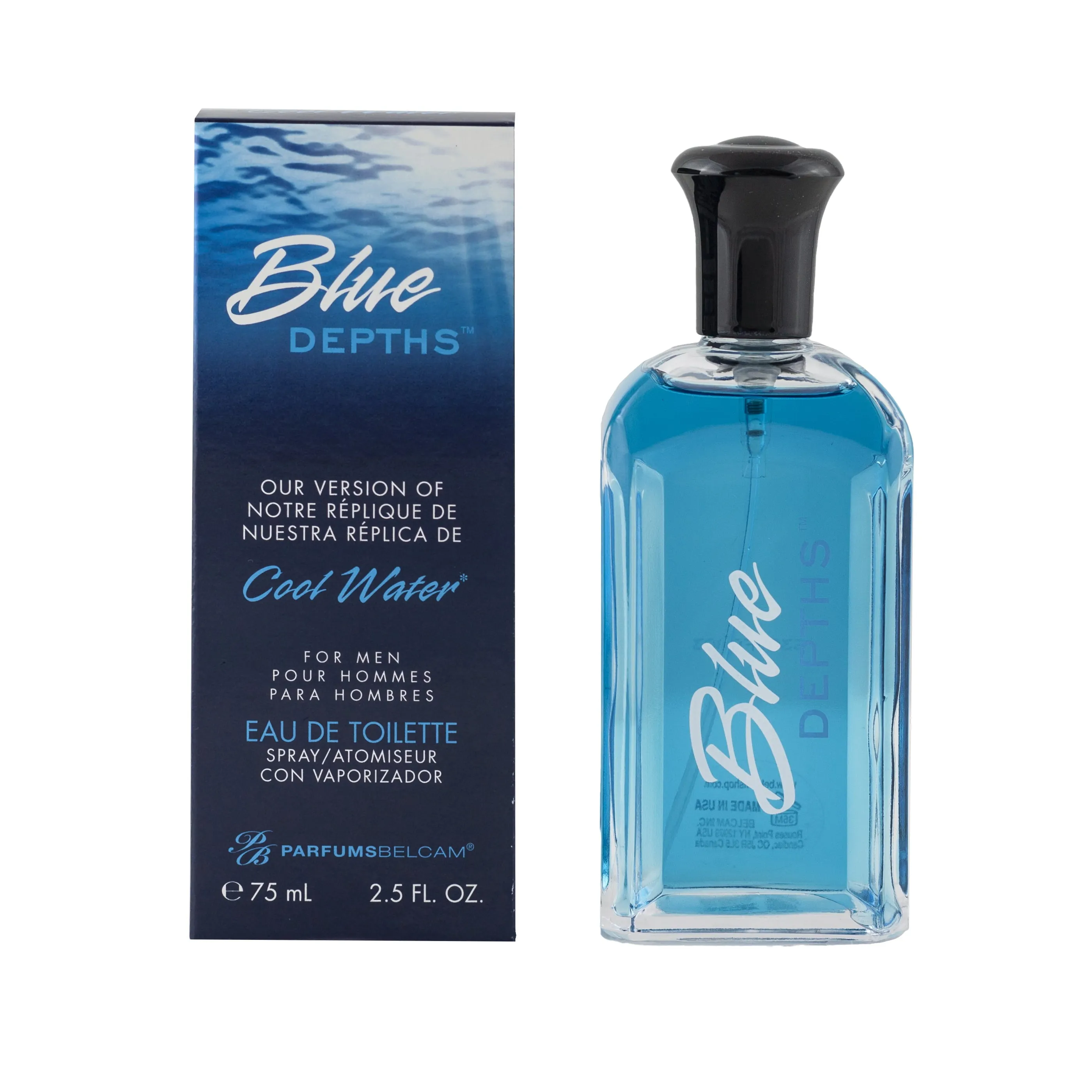 PB ParfumsBelcam Blue Depths Version of Cool Water* Eau De Toilette, Cologne