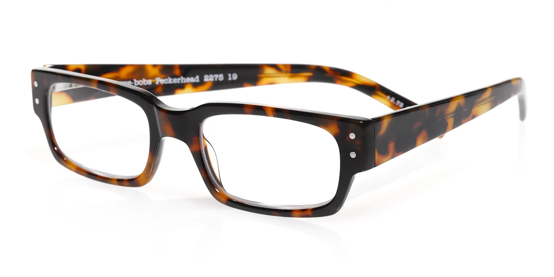 Peckerhead Color 19 - Tortoise Front and Temples