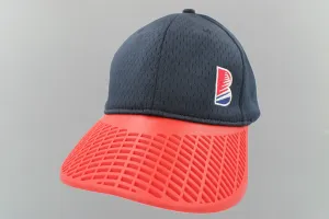Performance Hat - Navy 'B' w/ Red Brim