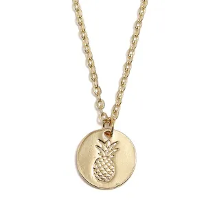 pineapple cactus necklace
