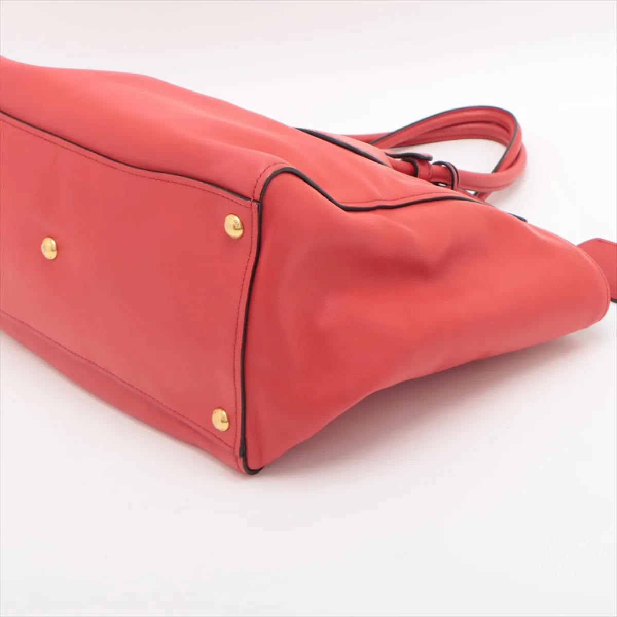 Prada 2 Way Vitello Twin Pocket Calf Tote Bag #1939