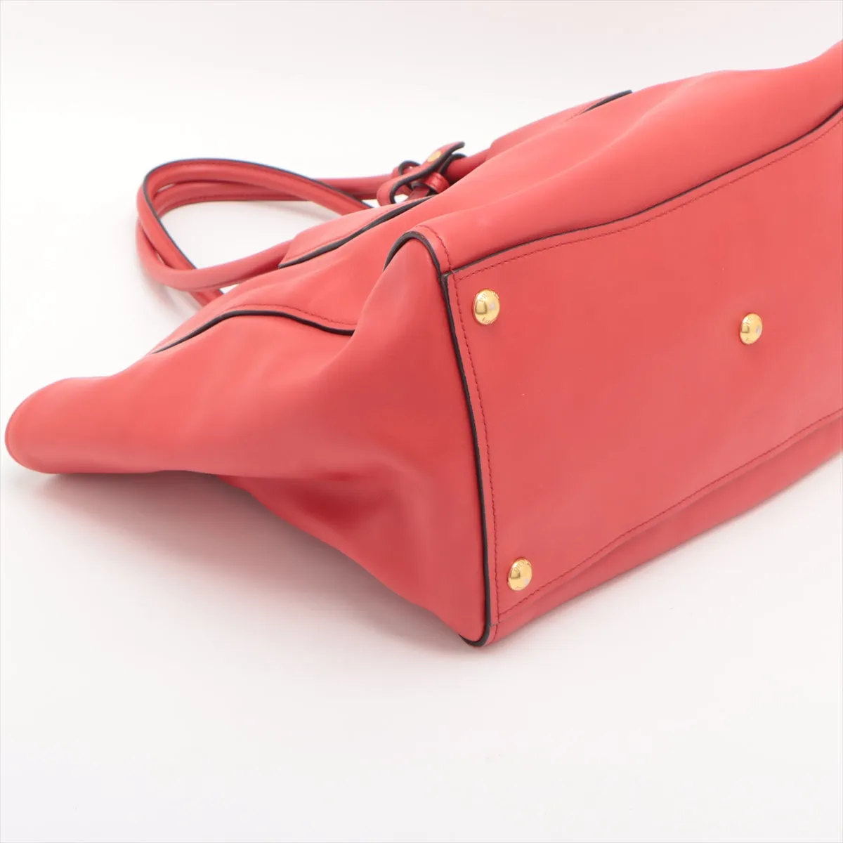 Prada 2 Way Vitello Twin Pocket Calf Tote Bag #1939