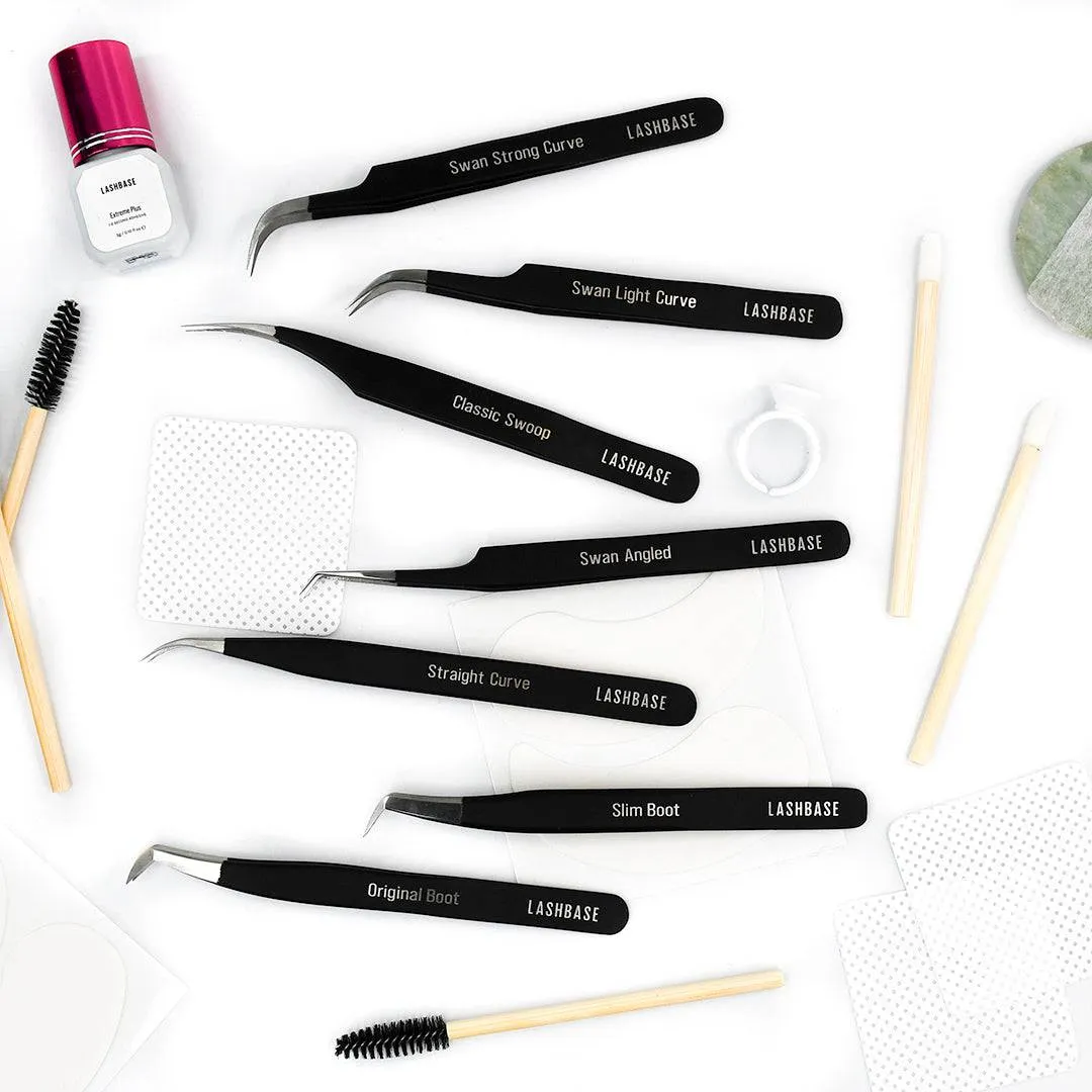 Premium Swan Strong Curve Tweezers