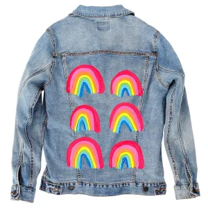Rainbow Collection by CatCoq Unisex Denim Jacket